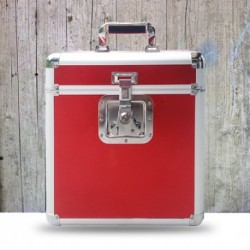 Flight Case 25 LP  Rouge