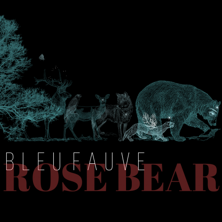 ROSE BEAR - BLEU FAUVE